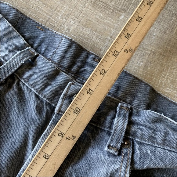 VINTAGE 70s 80s Levi’s Mens 501 065 Button Fly Jeans Gray Denim pants 32x27 - Picture 10 of 14